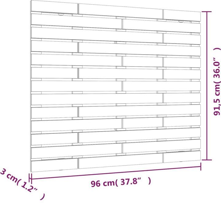 Actual product image VidaXL Oksiutka (96 x 3 x 91.5 cm)