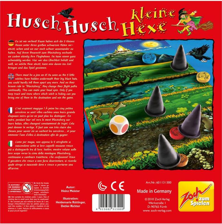 Actual product image Zoch Shoo shoo little witch (German, French, Italian, English)