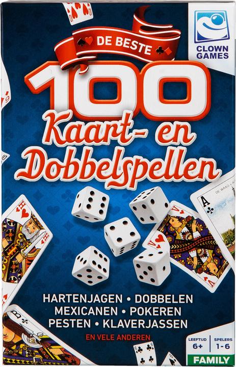 Image du produit Clown games Jeux de clown 100 jeux de cartes et de dés (Néerlandais)