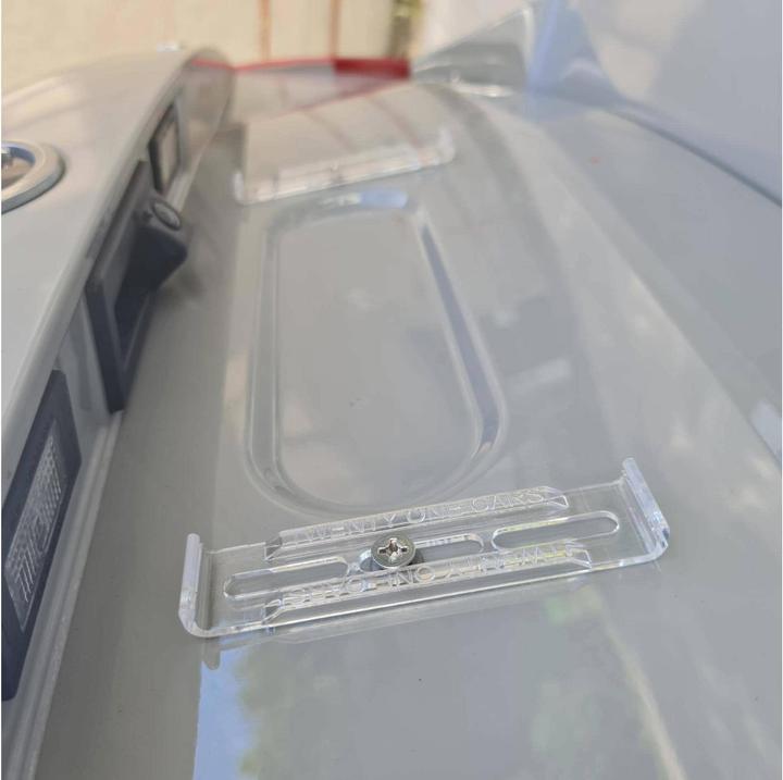 Actual product image 21cars Click licence plate holder long format (Front + rear, Long format)