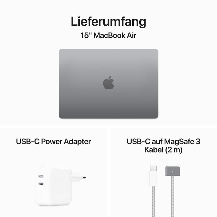 Productafbeelding Apple MacBook Air – 2024 (15", M3, 24 GB, 2000 GB, NL)