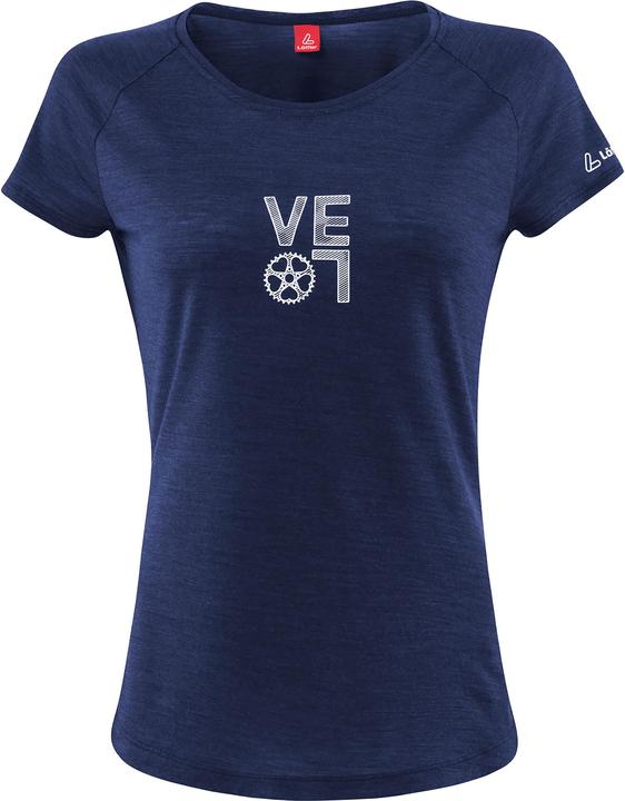 Löffler Women's Printshirt Velo Merino-Tencel (42)
