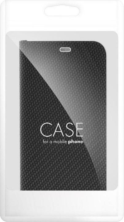 Actual product image OEM Book case LUNA Book Carbon for IPHONE 15 black (Apple iPhone 15)