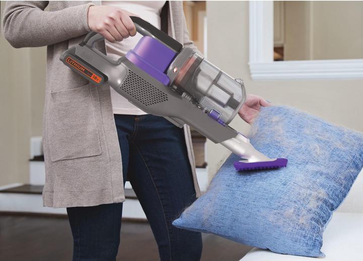 Actual product image Black & Decker Cordless stick vacuum cleaner 4in1 Pet POWERSERIES Extreme