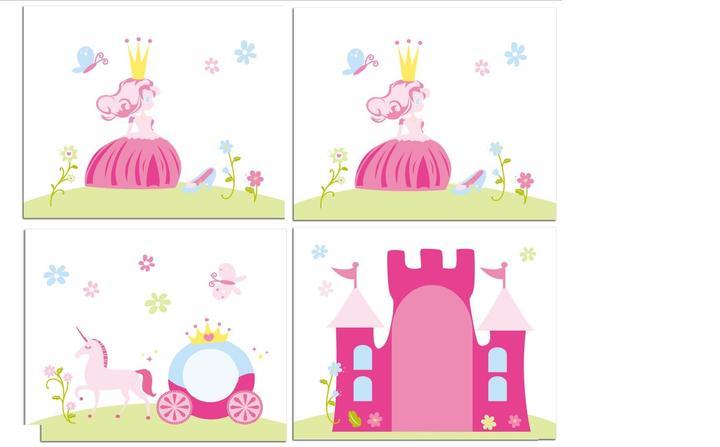 Image du produit Vipack Lit mi-hauteur Princess avec toboggan (90 x 200 cm)