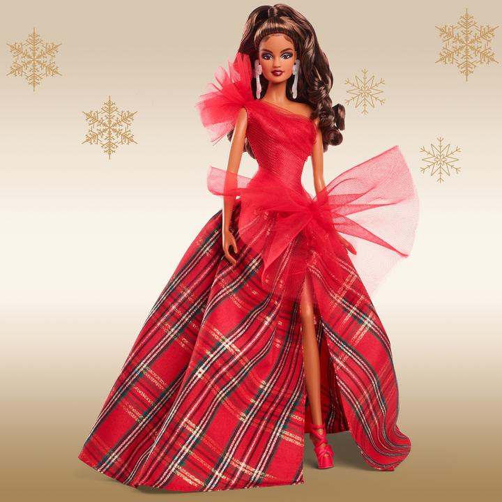 Image du produit Mattel Ppe Chatain Joyeux Noel Barbie