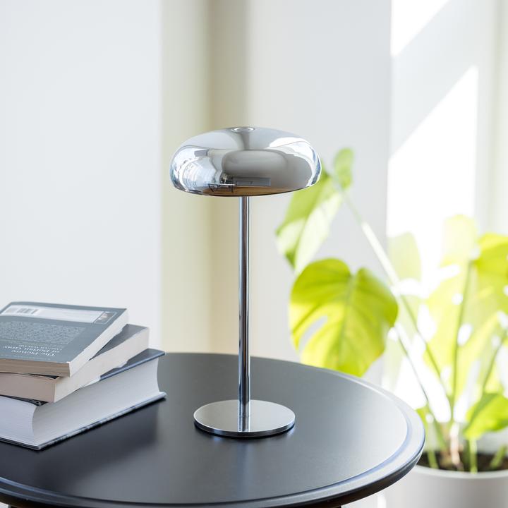 Actual product image Olsen Home - Hanna LED Touch Table Lamp - Silver/Gold