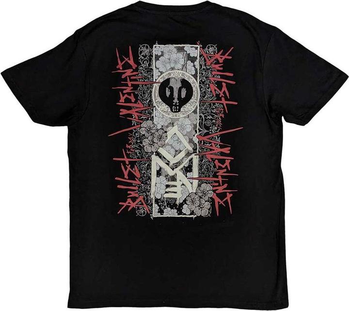 Immagine prodotto Bullet For My Valentine Maglietta da adulto Omen con stampa floreale sul retro (L)