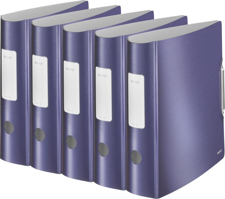 Produktbild Leitz Ordner Active Style, DIN A4, Rückenbreite 65 oder 82 mm (A4, 82 mm, 5 Stück)