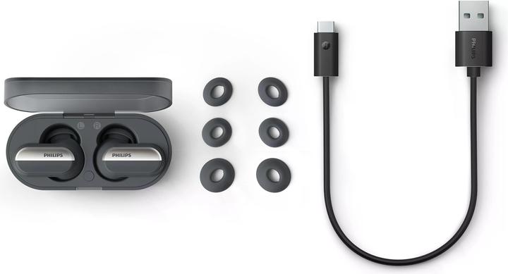 Produktbild Philips Wireless In-Ear-Kopfhörer TAT6908BK/00 Schwarz (ANC, 7 h, Kabellos)