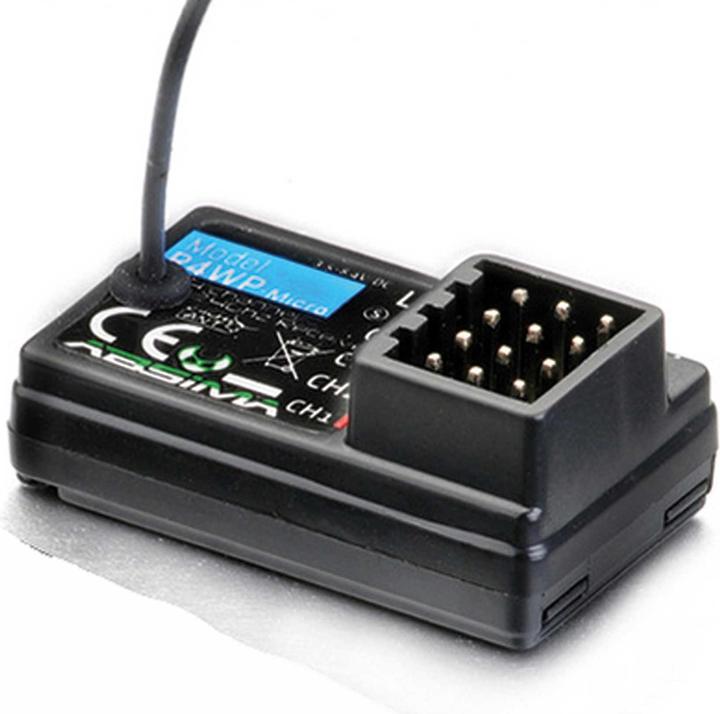 Actual product image Absima R4WP 4 channel receiver suitable for CR4S 2.4GZ remote control