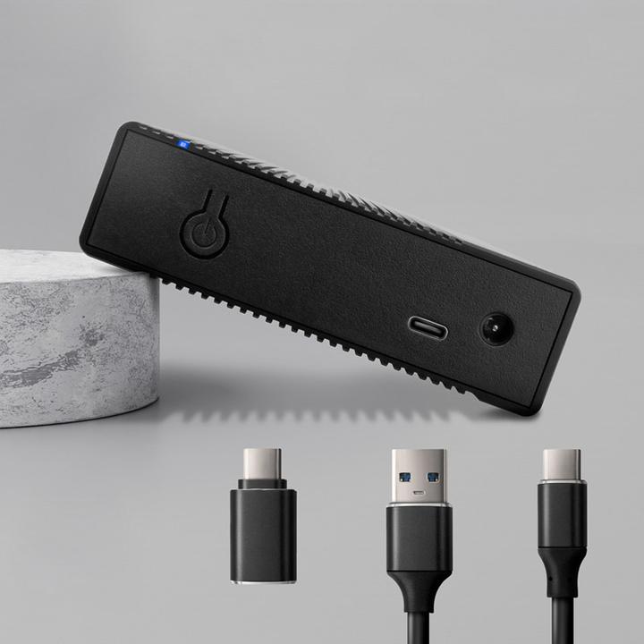 Produktbild Axagon EE35-GTR, USB-C - SATA 3.5" RIBBED box, ÄernÃ½ (3.5")