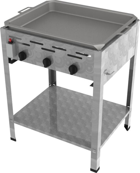 Actual product image ChattenGlut 3-burner gas roaster with pan (13.50 kW)