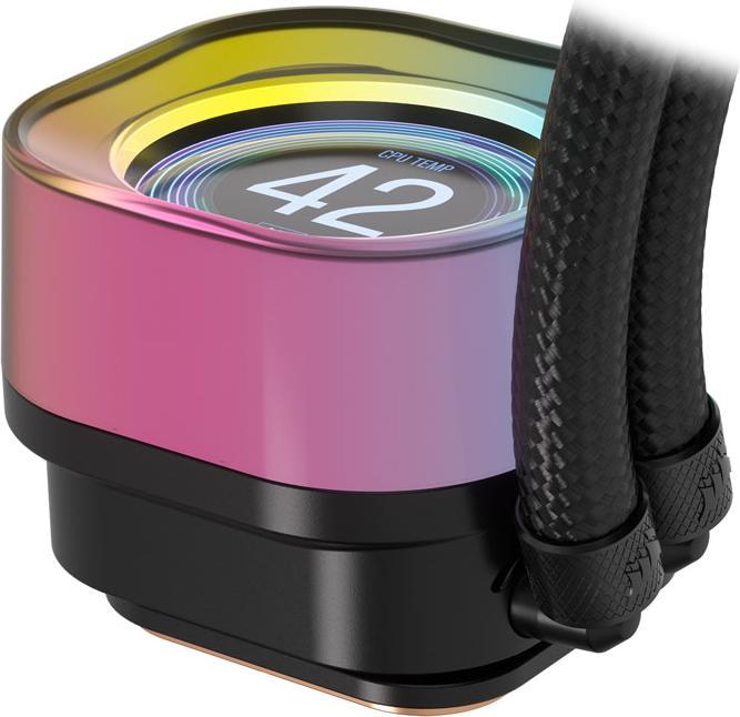 Actual product image Corsair iCUE Link H100i LCD