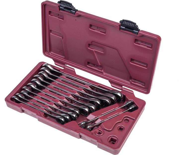 Immagine prodotto Kraftwerk 12-p. Set di chiavi a cricchetto CLICKRAFT (8 mm, 9 mm, 10 mm, 11 mm, 12 mm, 13 mm, 14 mm, 15 mm, 16 mm, 17 mm, 18 mm, 19 mm)