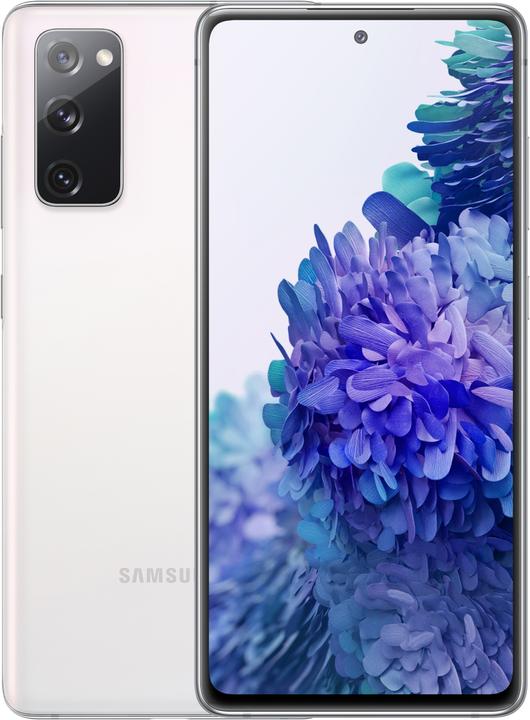 Actual product image Samsung Galaxy S20 FE (Snapdragon) (128 GB, Cloud White, 6.50", Hybrid Dual SIM, 12 Mpx, 4G)