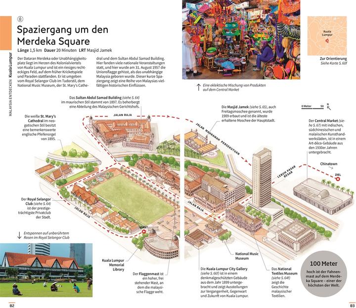 Produktbild Vis-à-Vis Reiseführer Malaysia & Singapur (Deutsch, DK Verlag Reise, 2023)