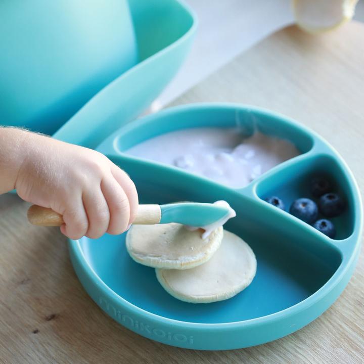 Produktbild Minikoioi BLW Set II Teller + Lätzchen + Löffel