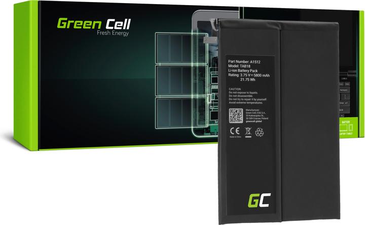 Produktbild GreenCell Tablet Battery A1512 for Apple iPad Mini 2, 3 - 3.7V - 5800mAh