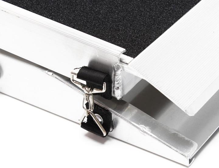 Produktbild Wiltec Hunderampe faltbar 183x49cm 92x49cm 115kg Aluminium Haustierrampe (Hund, Faltbar)