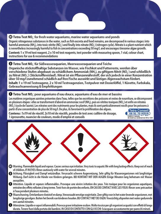 Actual product image Tetra Test NO3 (Aquarium water care)