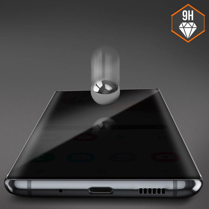 Actual product image Avizar Privacy glass screen protector (1 Piece, Samsung Galaxy S20 Ultra)