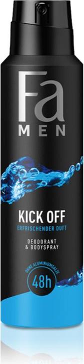 Actual product image Fa Deo Spray Men Kick-Off 150 ml (Spray, 150 ml)