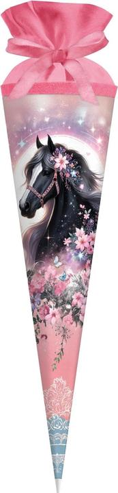 Goldbuch Schultüte Luna 70 cm, Detailfarbe: Hellrosa, Violett (70 cm, 1 x)