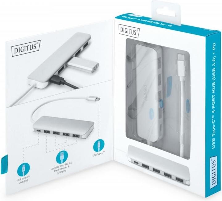 Produktbild Digitus USB-C Hub (USB-C, 4 Ports)