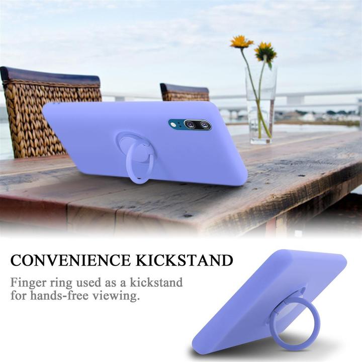 Actual product image Cadorabo TPU Liquid Ring Silicone Case Cover (Cubot P20)