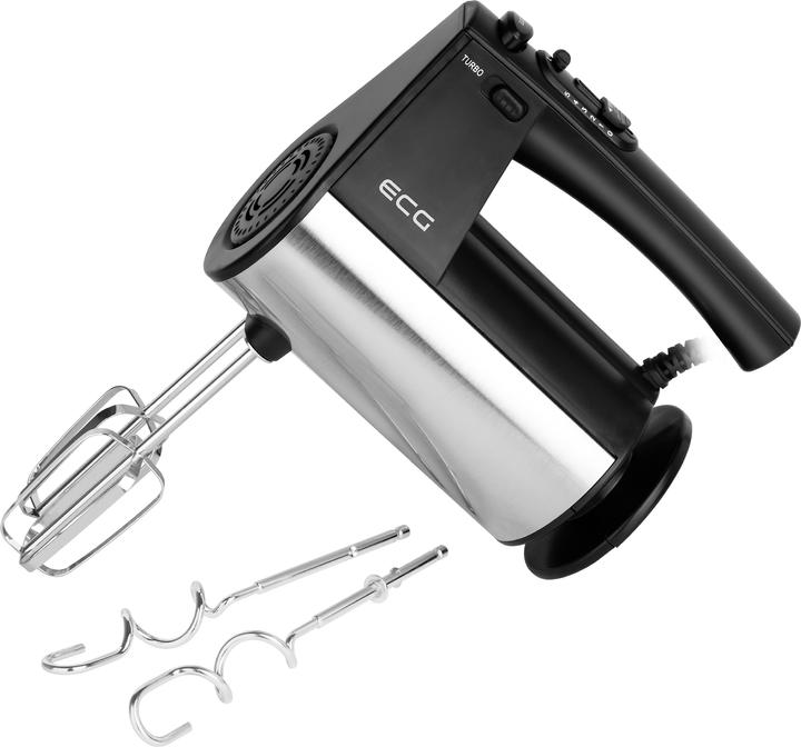 ECG Hand mixer RS 5011 Black, Stainless steel (500 W)