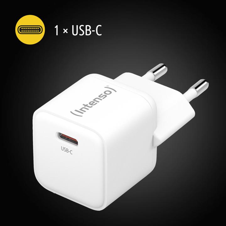 Image du produit Intenso 1x adaptateur USB-C GAN blanc (30 W)