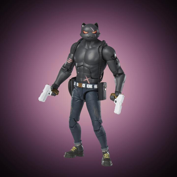 Produktbild Fortnite Hasbro Victory Royale Series Meowscles (Shadow), 15 cm grosse Action-Figur mit Accessoires