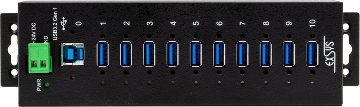 Produktbild Exsys Managed Shareable USB 3.2 Gen 1 Hub 10-Port (USB-B, 10 Ports)