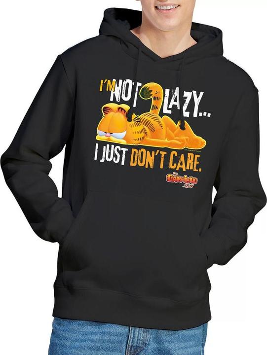 Immagine prodotto Garfield Not Lazy Felpa con Cappuccio Uomo (S)