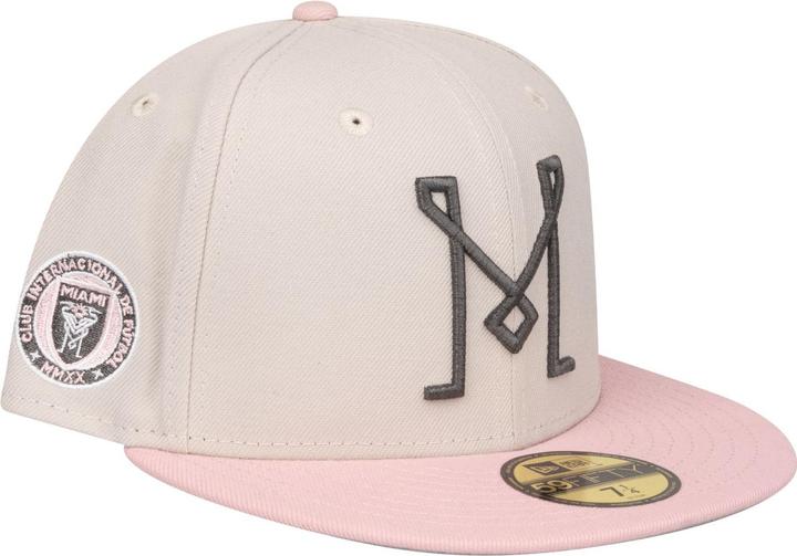 New Era 59Fifty Fitted Cap - MLS Inter Miami stone - 7 1/2 (7 1/2)