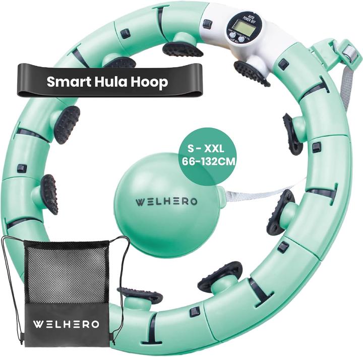 Actual product image Welhero Smart Hula-Hoop Reifen mit Zähler und Gewicht