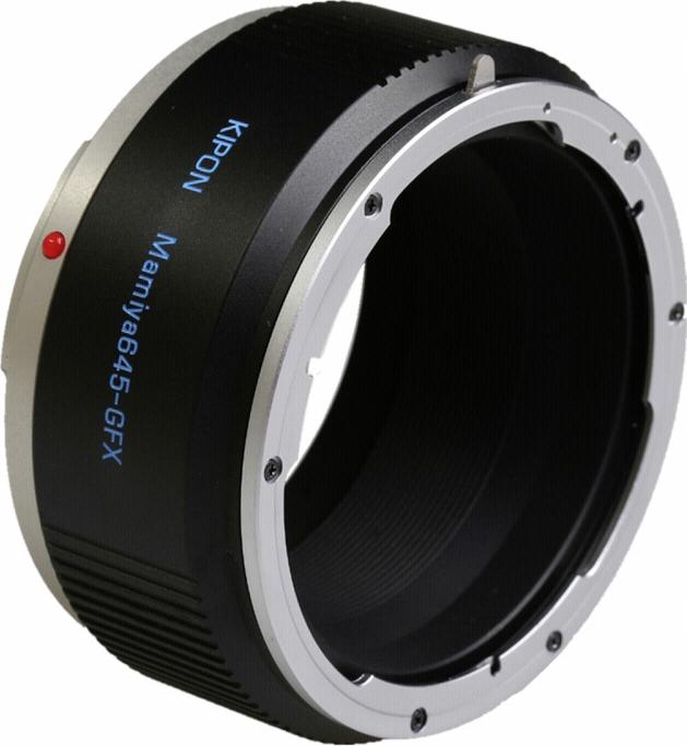 Actual product image Kipon Adapter for Mamiya 645 to Fuji GFX