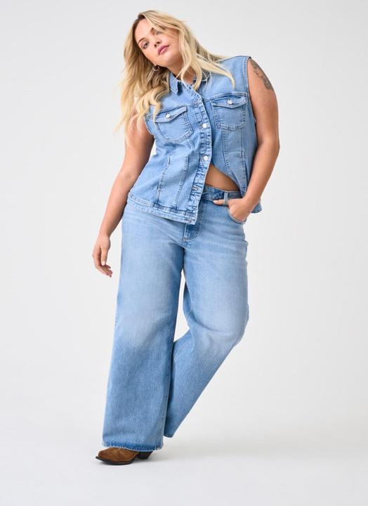 Actual product image Only CARJUICY Hohe Taille Weiter Beinschnitt Jeans Jeans mit weitem Bein (W46/L34)