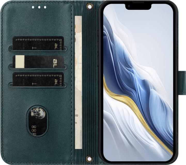 Actual product image Cover-Discount HONOR Magic7 Lite – Wildleder Look Etui im Vintage Design (Honor Magic7 Lite)