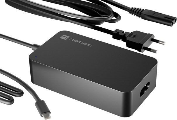 Produktbild Genesis Zasilacz ładowarka Natec Grayling USB-C 65w Do Laptopów, Tabletów, Telefonów (65 W)
