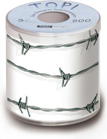 Actual product image Paper + Design Toilet paper Barbed wire (1 x)