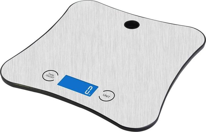 Actual product image Platinet Nutrition Kitchen Scale Stainless Steel Nutrient-Calc-App Bluetooth (45214)