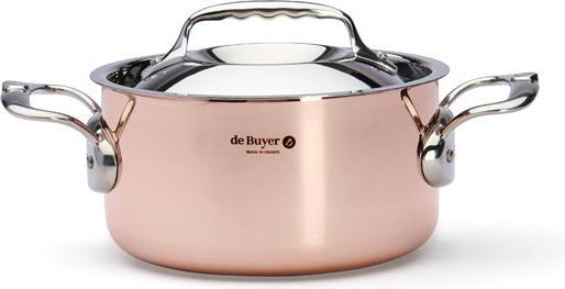Image du produit de Buyer Inocuivre Casserole avec couvercle (16 cm, Casserole, Cuivre)