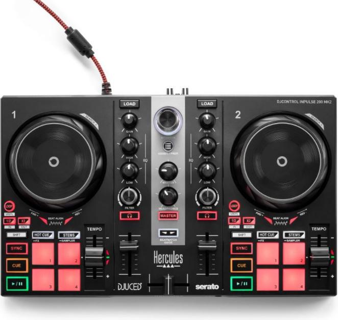 Actual product image Hercules DJ Learning Kit MK2