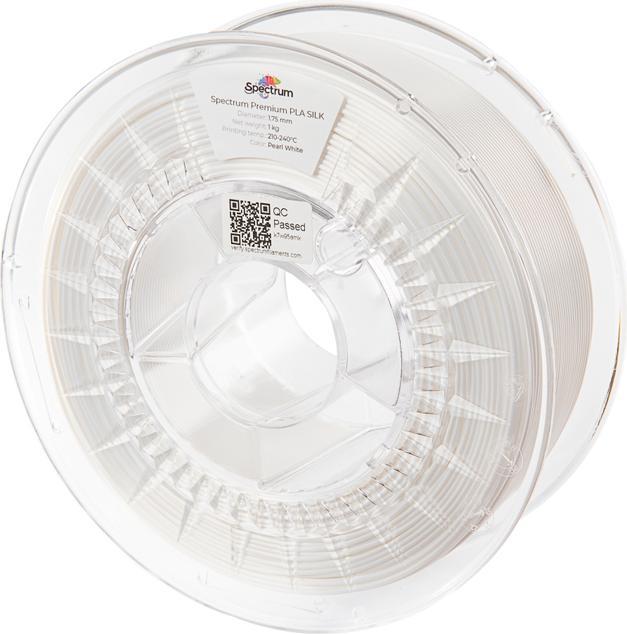 Immagine prodotto Filamento PLA SILK bianco perla 1,0kg 1,75mm (PLA, 1.75 mm, 1000 g, Bianco)