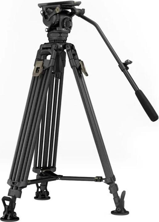 Actual product image Tilta CT12 Cine Fluid Head 75 mm, 2-Stage Carbon Fibre Tripod (Metal, Carbon)
