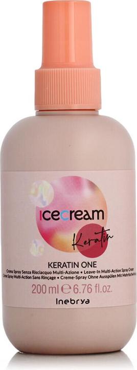 Produktbild Inebrya Ice Cream Keratin One Multiaction Spray - Multifunctional Rinse-free Cream Spray based on (200 ml)