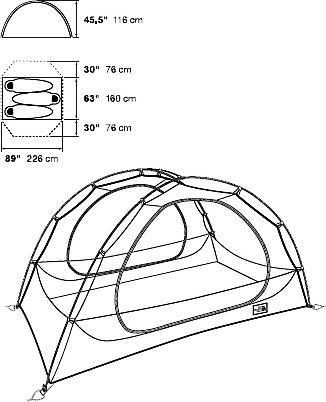 Produktbild North Face Talus Eco 3 Zelt (Tunnelzelt, 3.36 kg, 3 Personen)