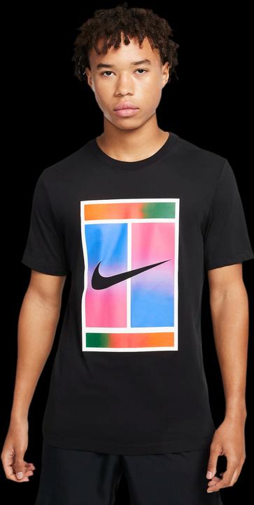 Nike Court Dri-Fit Tennis T-Shirt Black Man (M)